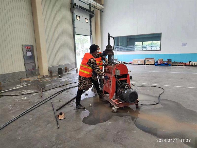 秦淮厂房地面下沉塌陷注浆加固施工